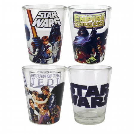 Star Wars Originals Mini Glass 4-Pack