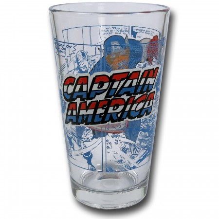Captain America Face & Pose Pint 2-Pack