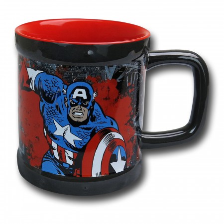 Captain America Large Stoneware Mug
