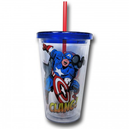 Captain America 18oz Acrylic Cold Cup