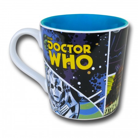 Doctor Who Comic Collage Ceramic Mug