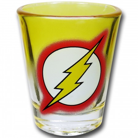 Justice League Tinted Symbol Shot Glass Set