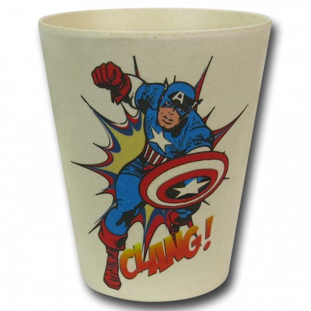 Marvel 10oz Bamboo Cup Set