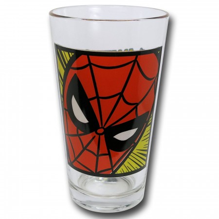 Marvel Close-Up Pint Glass 4-Pack