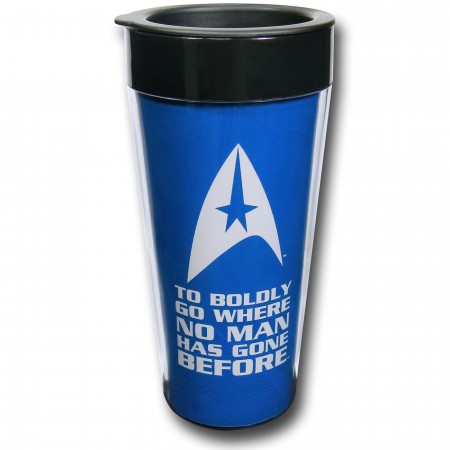 Star Trek Boldly Go 16oz Plastic Travel Mug