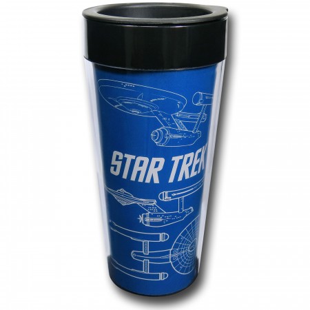 Star Trek Boldly Go 16oz Plastic Travel Mug