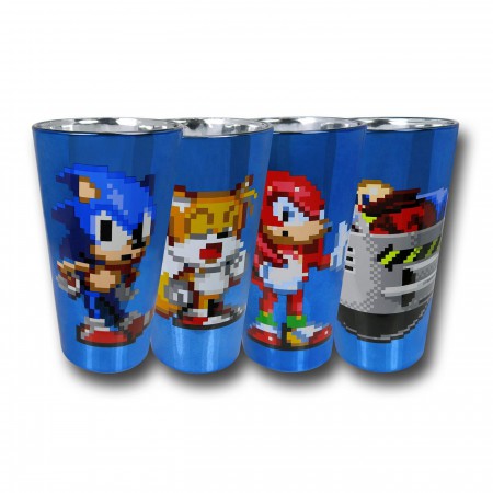 Sonic Aluminum Pint Glass 4-Pack
