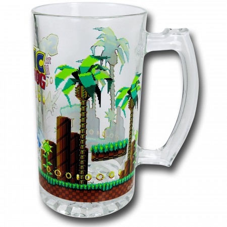 Sonic Oversized Glass Beer Mug
