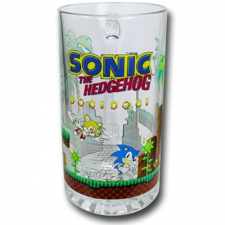 Sonic Oversized Glass Beer Mug
