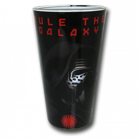 Star Wars Force Awakens Kylo Ren Rule 16oz Pint Glass