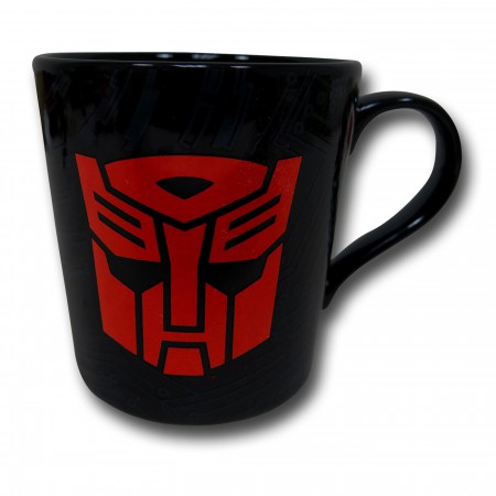 Transformers Black 12oz Ceramic Mug
