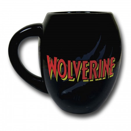 Wolverine Mask & Logo 18oz Ceramic Mug