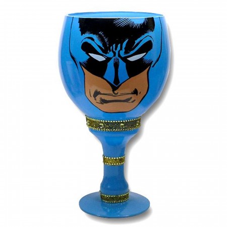 Batman Blue Image and Symbol Goblet
