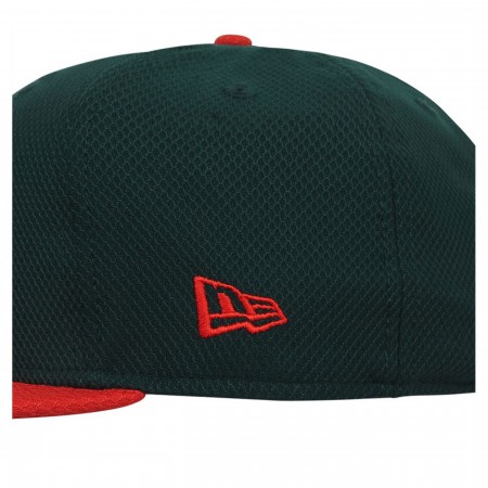 Aquaman Symbol Green 59Fifty Fitted Hat