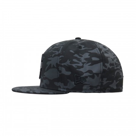Black Panther Metal Badge with Camo 59Fifty Fitted Hat