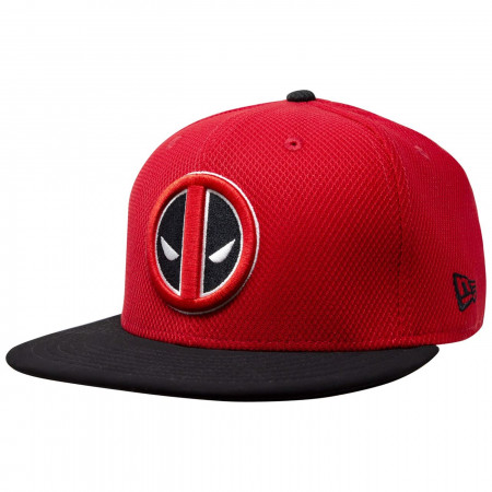 Deadpool Symbol Red & Black 59Fifty Fitted Hat