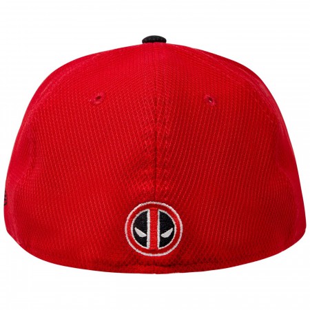 Deadpool Symbol Red & Black 59Fifty Fitted Hat