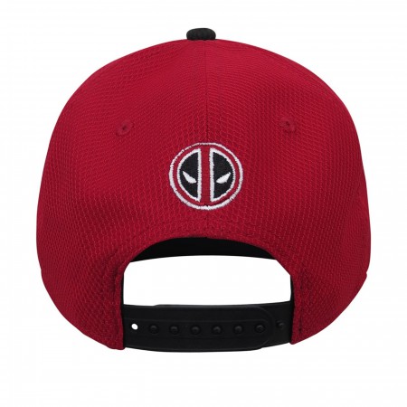 Deadpool Symbol Red & Black 9Fifty Adjustable Hat