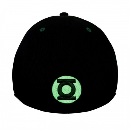 Green Lantern Black Glow Armor 39Thirty Fitted Hat