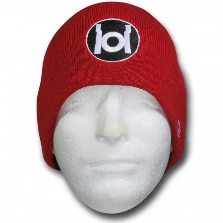 Red Lantern Symbol Beanie