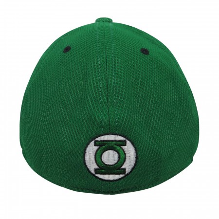 Green Lantern Symbol Glow Armor 39Thirty Fitted Hat