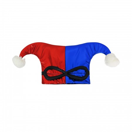 Harley Quinn Red and Blue Jester Hat