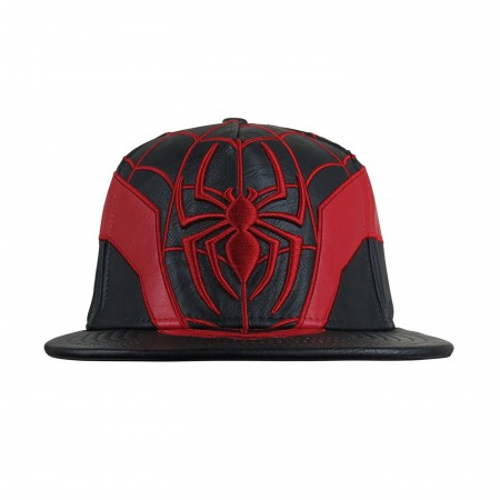 Spiderman Webbed Snapback Hat