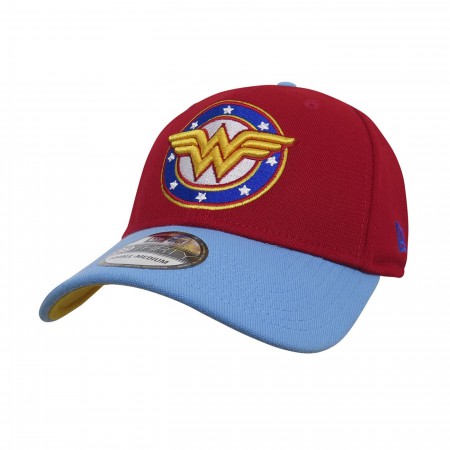 Wonder Woman Stars Logo 39Thirty Fitted Hat