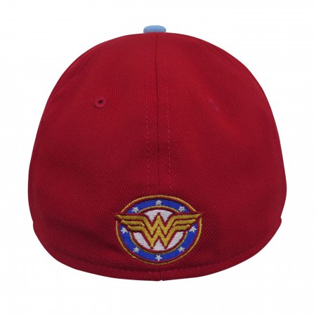 Wonder Woman Stars Logo 39Thirty Fitted Hat