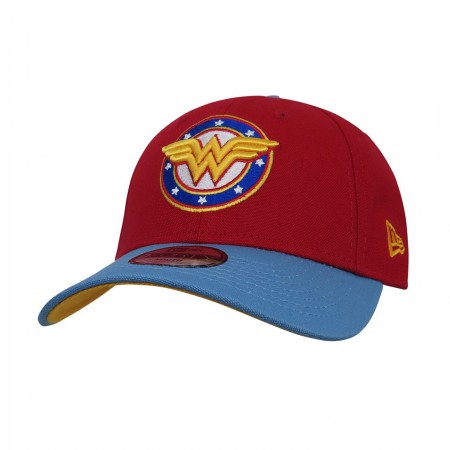 Wonder Woman Stars Logo 9Forty Adjustable Youth Hat