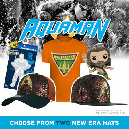 HeroBox Aquaman New Era Hat Box