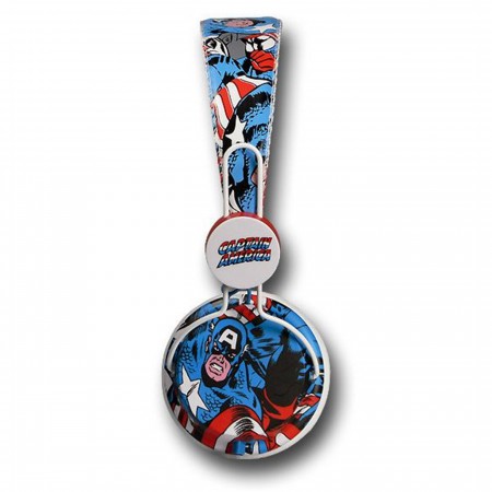 Captain America Retro Stereo Headphones
