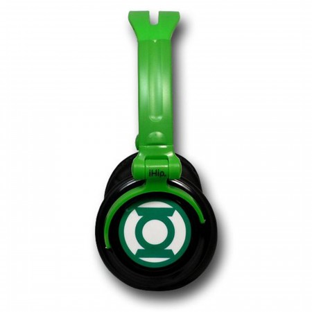 Green Lantern Symbol DJ Style Headphones
