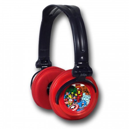 Marvel Heroes Blue and Red Headphones