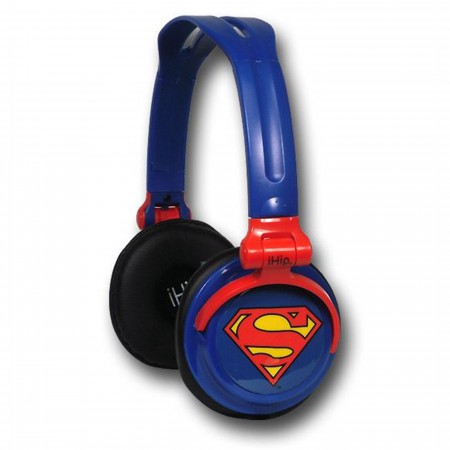 Superman Symbol DJ Style Headphones