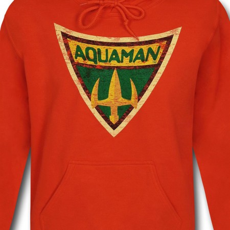 Aquaman Brave & Bold Symbol Pullover Hoodie
