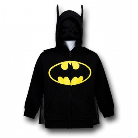 Batman Kids Cowl and Cape Costume Hoodie