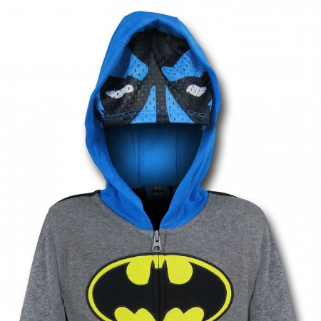 Batman Costume Kids Zipper Hoodie