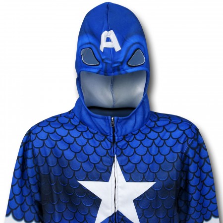 Captain America Lightweight Sublimated Costume Hoodie