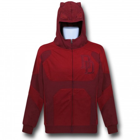 Daredevil Costume Zip-Up Hoodie