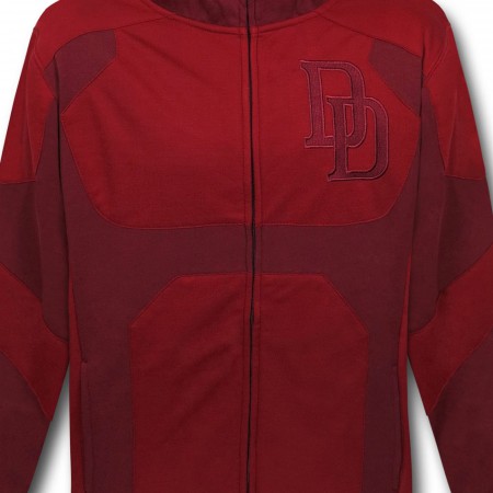 Daredevil Costume Zip-Up Hoodie