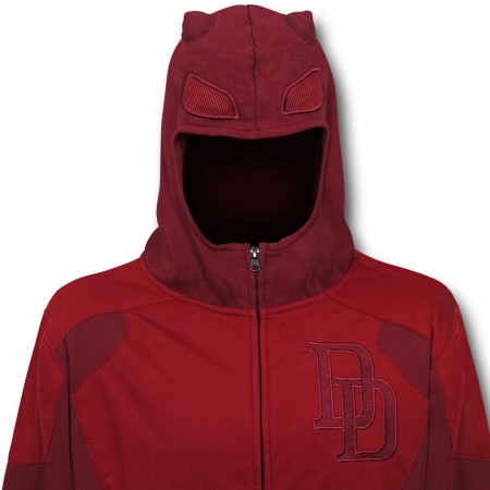 Daredevil Costume Zip-Up Hoodie