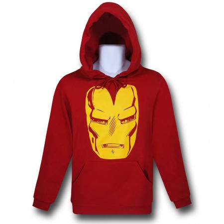 Iron Man Big Helmet Pullover Hoodie