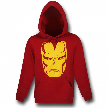 Iron Man Big Helmet Pullover Hoodie