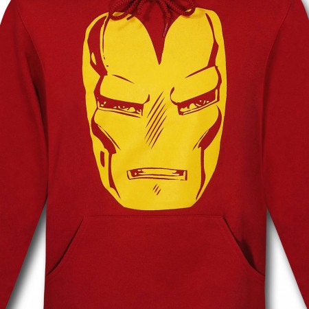 Iron Man Big Helmet Pullover Hoodie