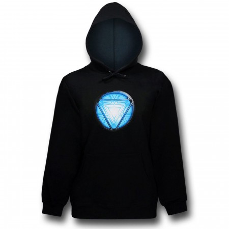 Iron Man Blue Arc Hoodie