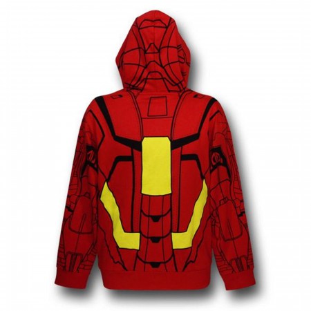 Iron Man Costume Zip Up Hoodie