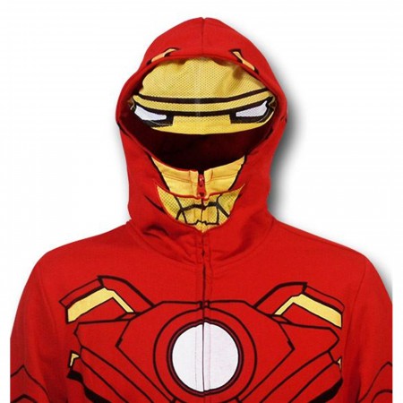 Iron Man Kids Costume Hoodie w/Eyes