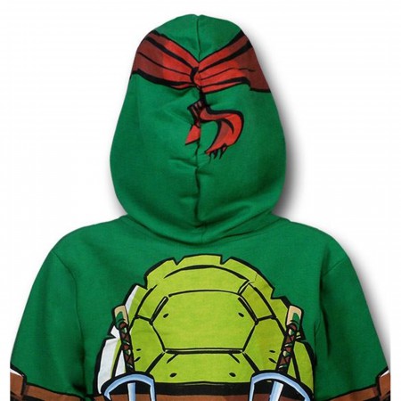 TMNT Kids Raphael Costume Hoodie