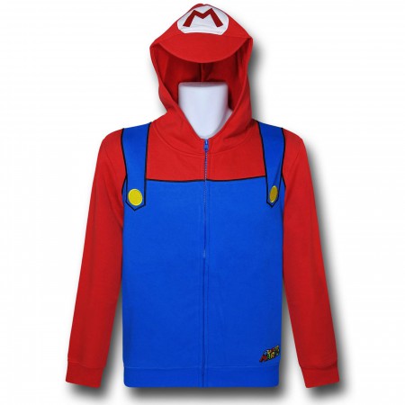 Nintendo Mario Costume Hoodie
